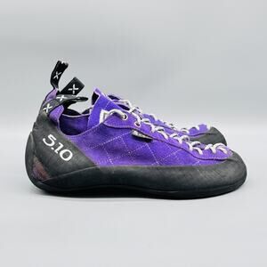 Five Ten Shoes Mens 10 Purple Suede Stealth C4 Climbing Sneakers Spire Lace Up